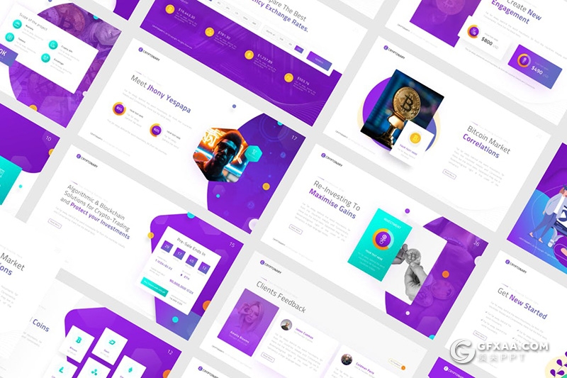 65页国外高品质科技风格PPT模板11种主题配色 - 顶尖PPT