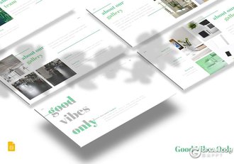 30页国外超简约风格Google slides模板 - 顶尖PPT