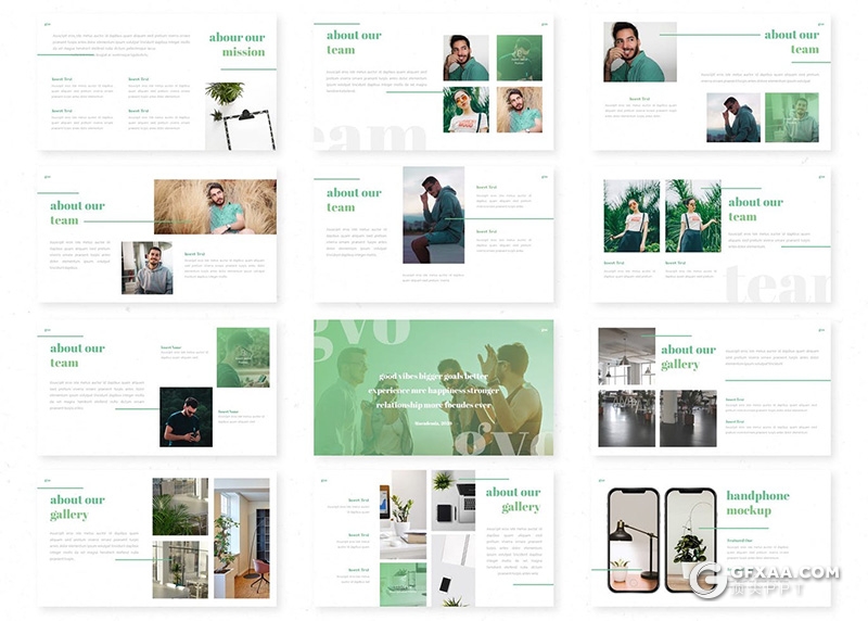 30页国外超简约风格PPT模板 - 顶尖PPT