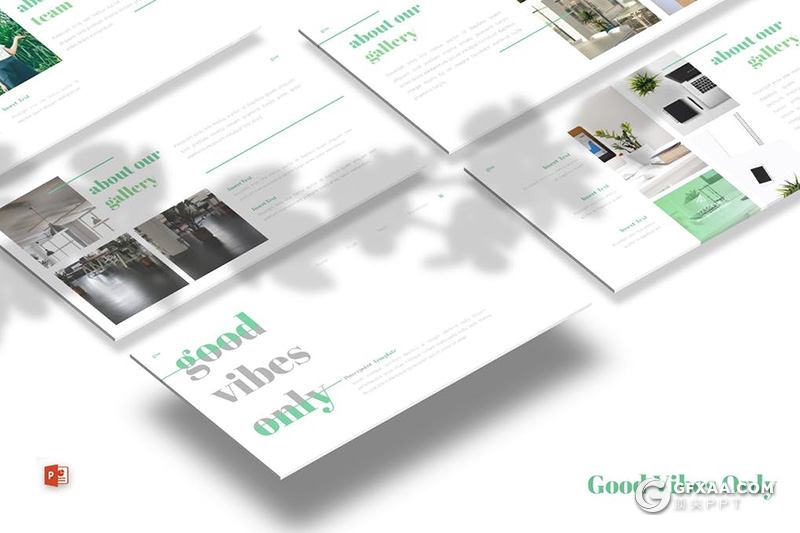 30页国外超简约风格PPT模板 - 顶尖PPT