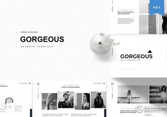 30页人文艺术主题国外keynote模板5种配色 - 顶尖PPT