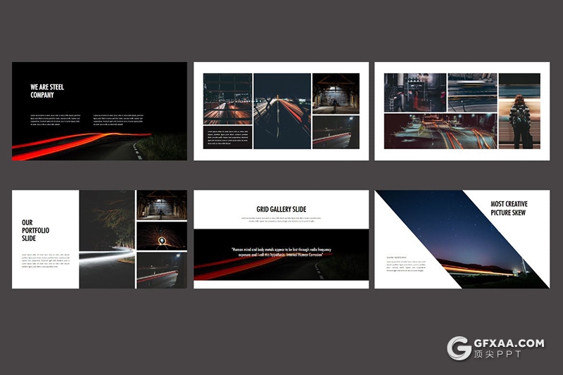 30页国外时尚简约风格PPT模板 - 顶尖PPT