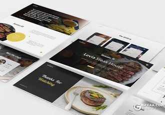30页餐饮美食主题PPT模板 - 顶尖PPT