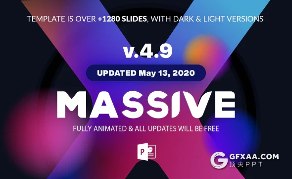 840页国外大型PPT模插画3D数据信息图形PPT动画模板 - 顶尖PPT