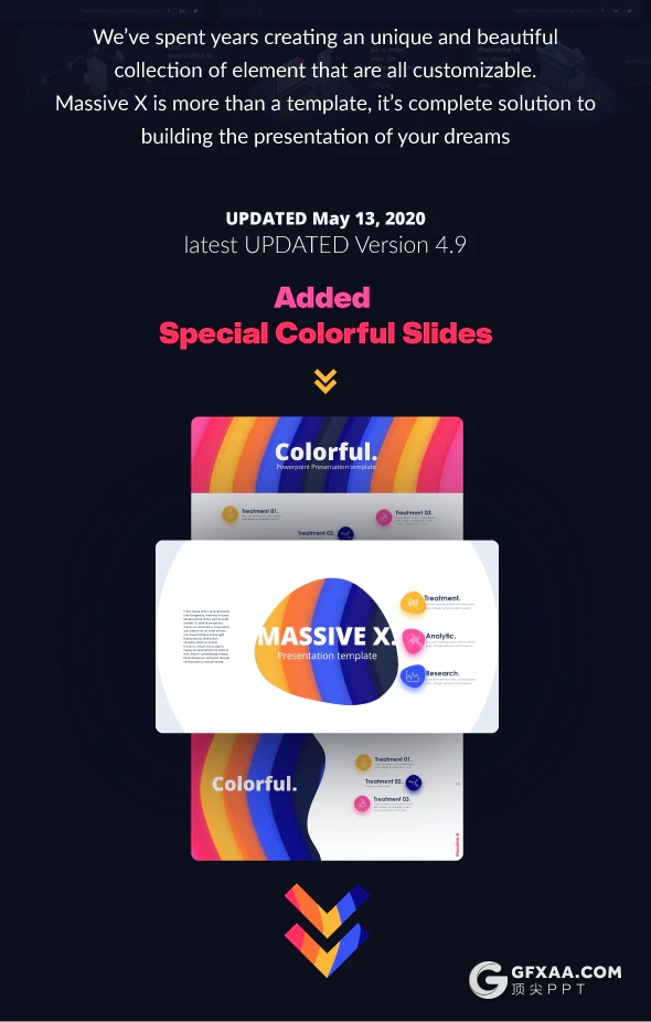840页国外大型PPT模插画3D数据信息图形PPT动画模板 - 顶尖PPT