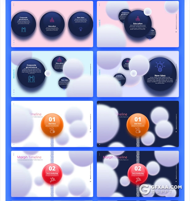 840页国外大型PPT模插画3D数据信息图形PPT动画模板 - 顶尖PPT