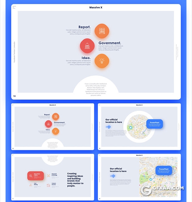 840页国外大型PPT模插画3D数据信息图形PPT动画模板 - 顶尖PPT