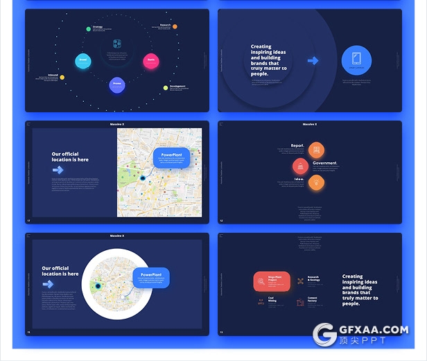 840页国外大型PPT模插画3D数据信息图形PPT动画模板 - 顶尖PPT