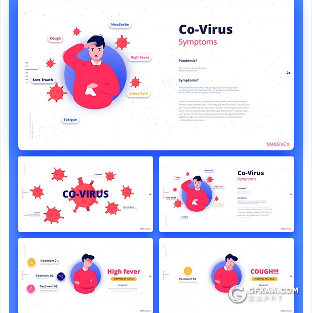 840页国外大型PPT模插画3D数据信息图形PPT动画模板 - 顶尖PPT