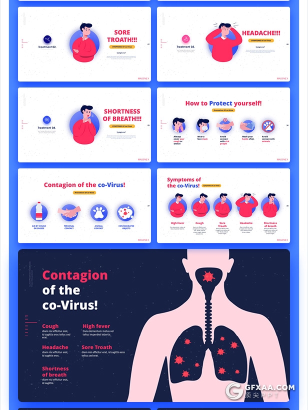 840页国外大型PPT模插画3D数据信息图形PPT动画模板 - 顶尖PPT