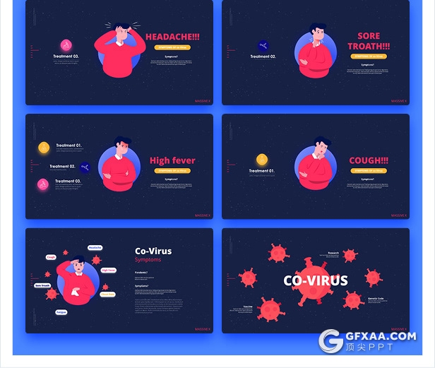 840页国外大型PPT模插画3D数据信息图形PPT动画模板 - 顶尖PPT