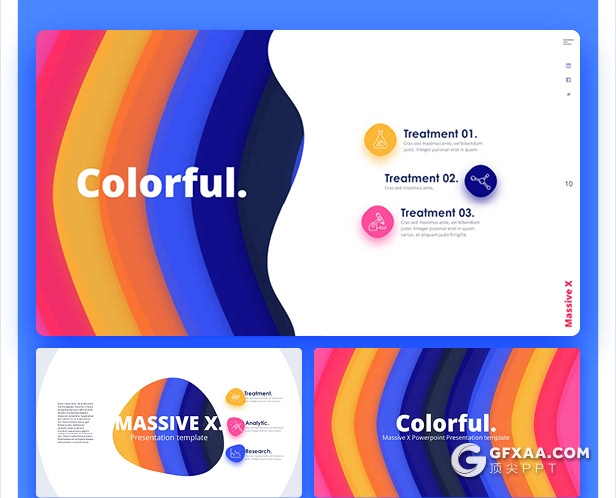 840页国外大型PPT模插画3D数据信息图形PPT动画模板 - 顶尖PPT