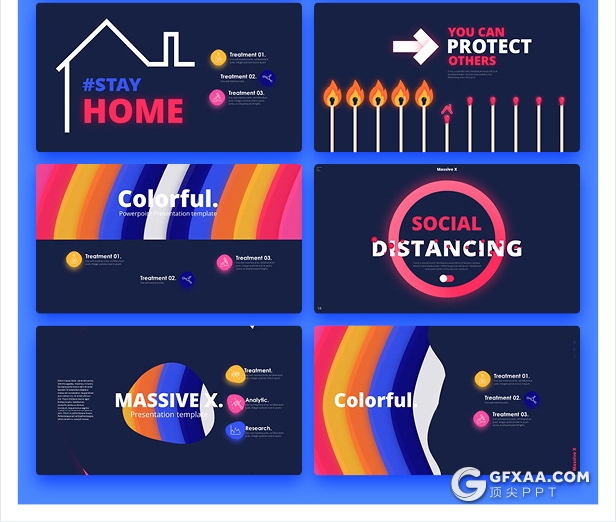 840页国外大型PPT模插画3D数据信息图形PPT动画模板 - 顶尖PPT