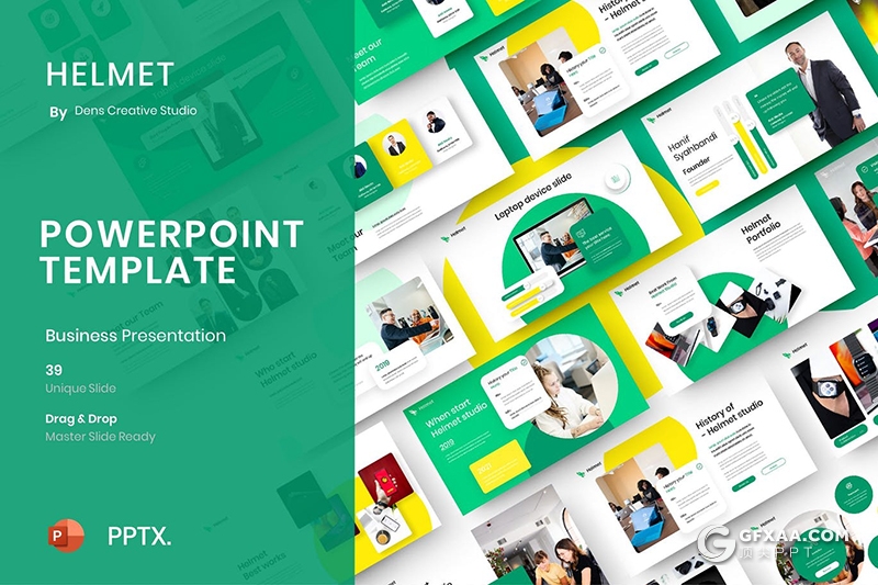 39页国外商务通用精美创意设计PPT模板 - 顶尖PPT