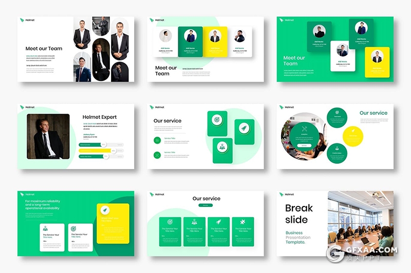 39页国外商务通用精美创意设计PPT模板 - 顶尖PPT