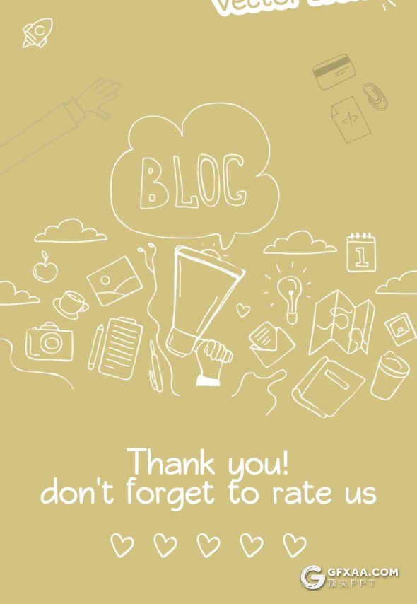 80页超精美动画卡通手绘涂鸦效果PPT模板 - 顶尖PPT