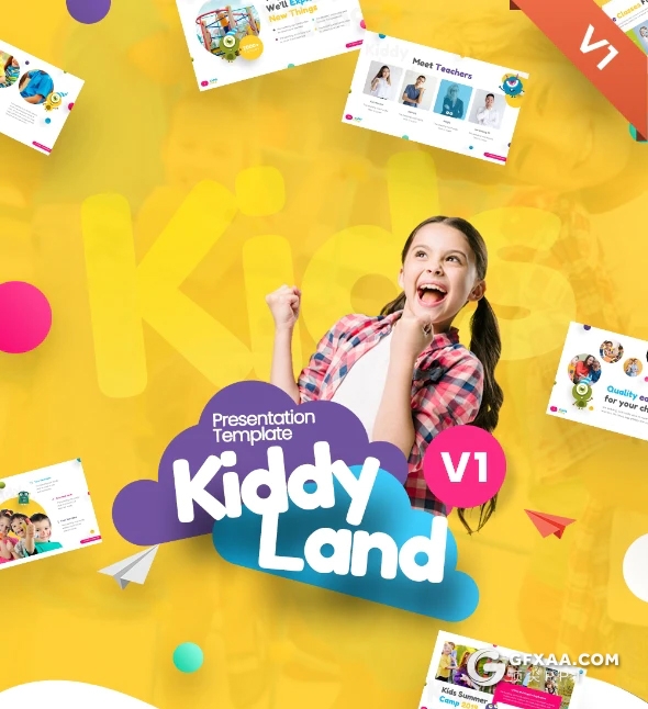 64页国外高级创意动画儿童早教培训趣味教育主题PPT模板 - 顶尖PPT