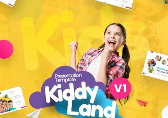 64页国外高级创意动画儿童早教培训趣味教育主题PPT模板 - 顶尖PPT