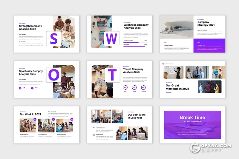 30页公司业务合作项目展示PPT模板 - 顶尖PPT