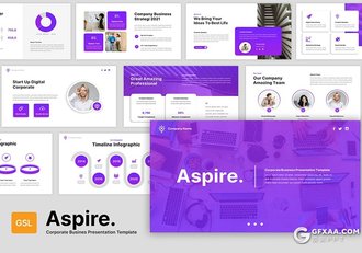 30页公司业务合作项目展示Google slides模板 - 顶尖PPT