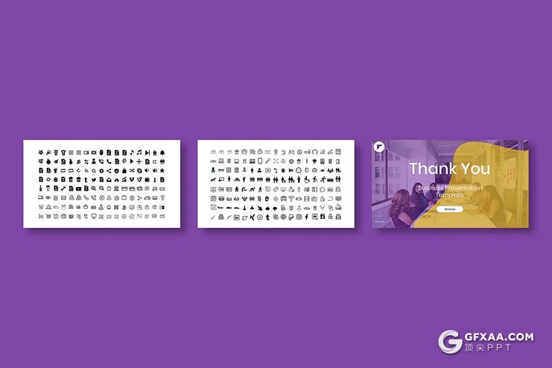 39页国外高端创意版式商务主题PPT模板 - 顶尖PPT