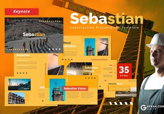 35页工程建筑房地产开发商业地产主题keynote模板 - 顶尖PPT