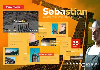 35页工程建筑房地产开发商业地产主题PPT模板 - 顶尖PPT