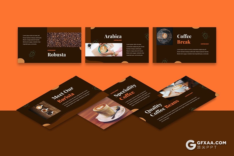 30页咖啡工艺咖啡主题PPT+keynote+Googleslides模板 - 顶尖PPT