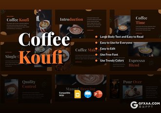 30页咖啡工艺咖啡主题PPT+keynote+Googleslides模板 - 顶尖PPT