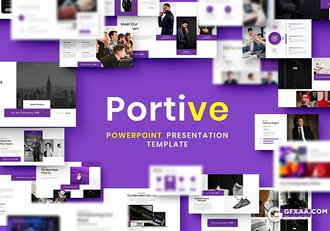 39页紫色国外商业项目合作企业报告PPT模板 - 顶尖PPT