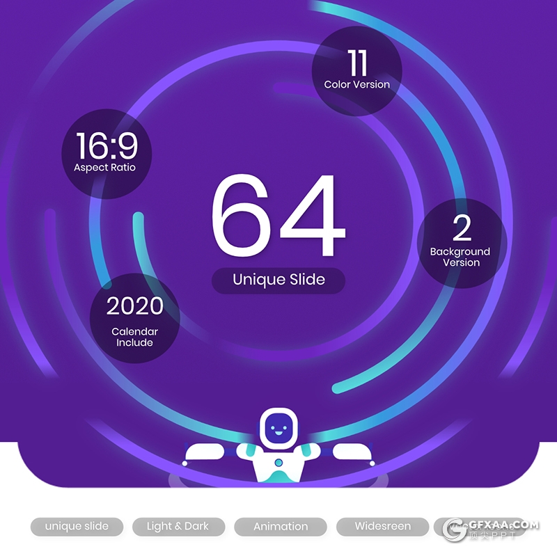 78页人工智能科技风格国外精美动画PPT模板 - 顶尖PPT