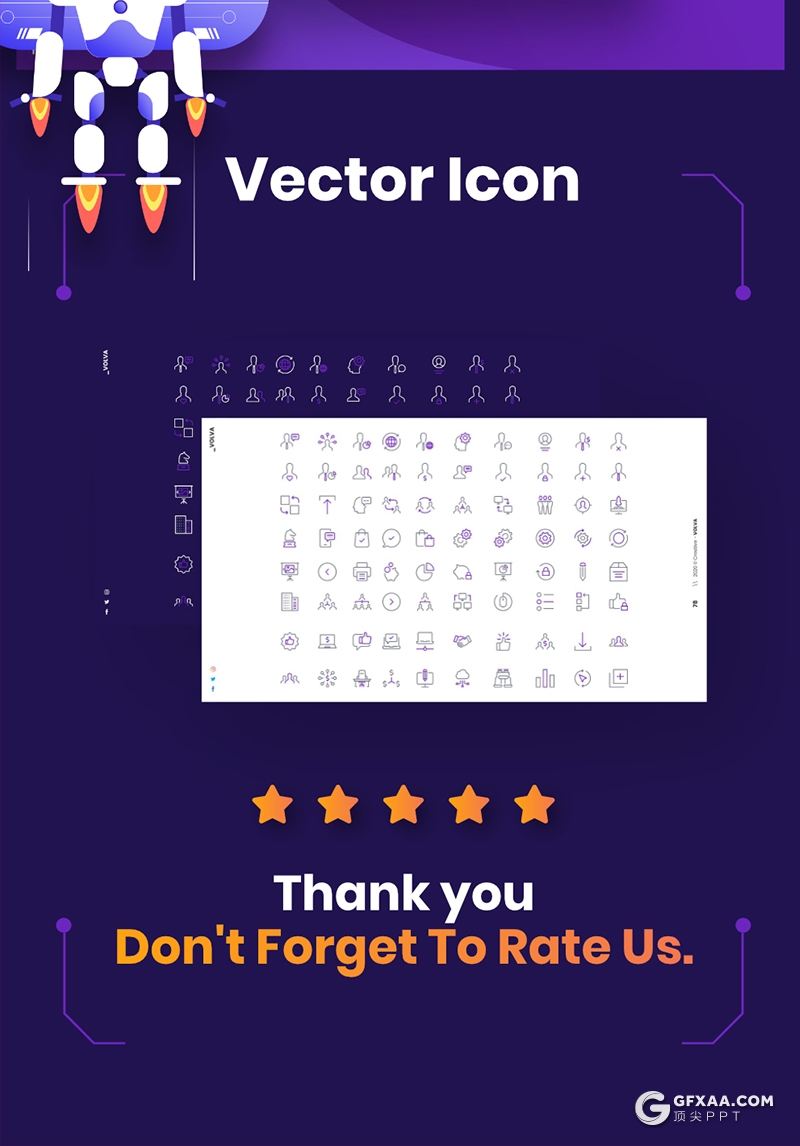 78页人工智能科技风格国外精美动画PPT模板 - 顶尖PPT