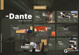 35页国外家装室内装修主题Google slides模板 - 顶尖PPT