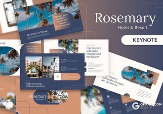 35页酒店度假村介绍宣传keynote模板 - 顶尖PPT