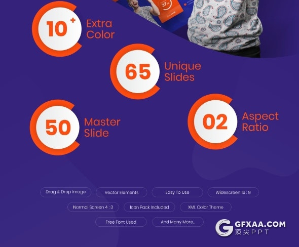 65页创意卡通风格信息技术企业介绍欧美通用PPT模板 - 顶尖PPT