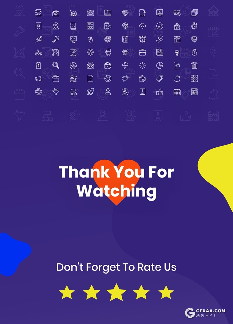 65页创意卡通风格信息技术企业介绍欧美通用PPT模板 - 顶尖PPT