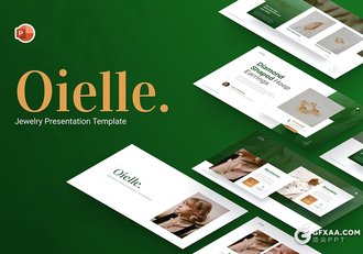金银饰品珠宝首饰展示介绍PPT模板 - 顶尖PPT
