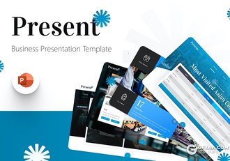 30页业务合作企业介绍国外商务PPT模板 - 顶尖PPT