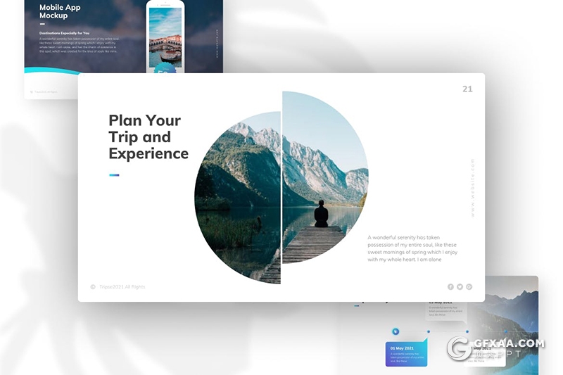 30页蓝色商务工作计划总结通用PPT模板 - 顶尖PPT
