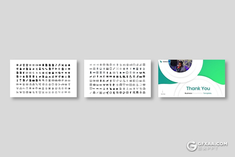 39页创意图形版式设计国外高端商务keynote模板 - 顶尖PPT