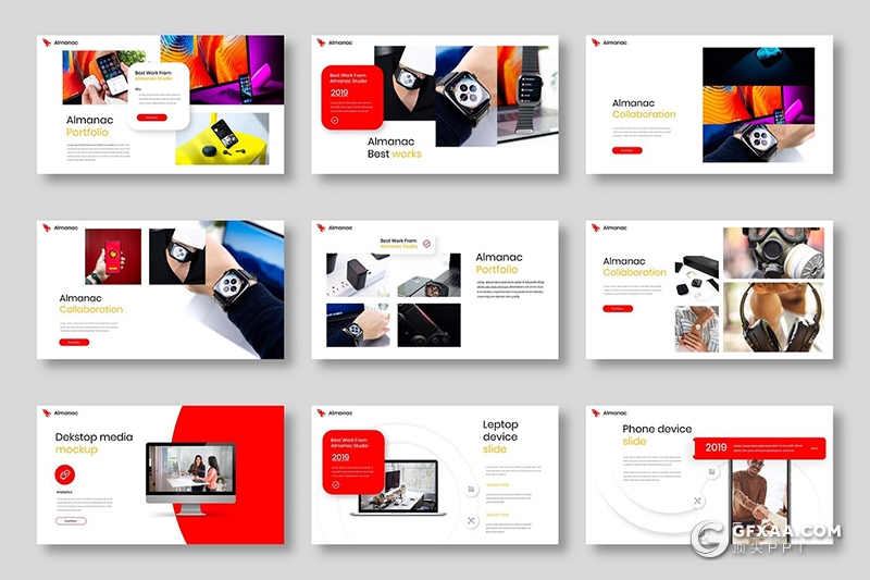 39页年度工作总结汇报国外高端PPT模板 - 顶尖PPT