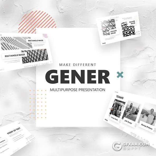 65页10种配色国外多用途创意PPT模板 - 顶尖PPT