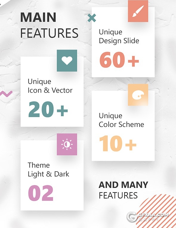 65页10种配色国外多用途创意PPT模板 - 顶尖PPT