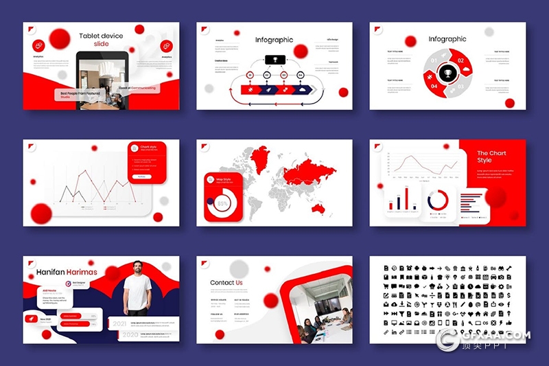 39页高端国外企业会议2021年终汇报PPT模板 - 顶尖PPT