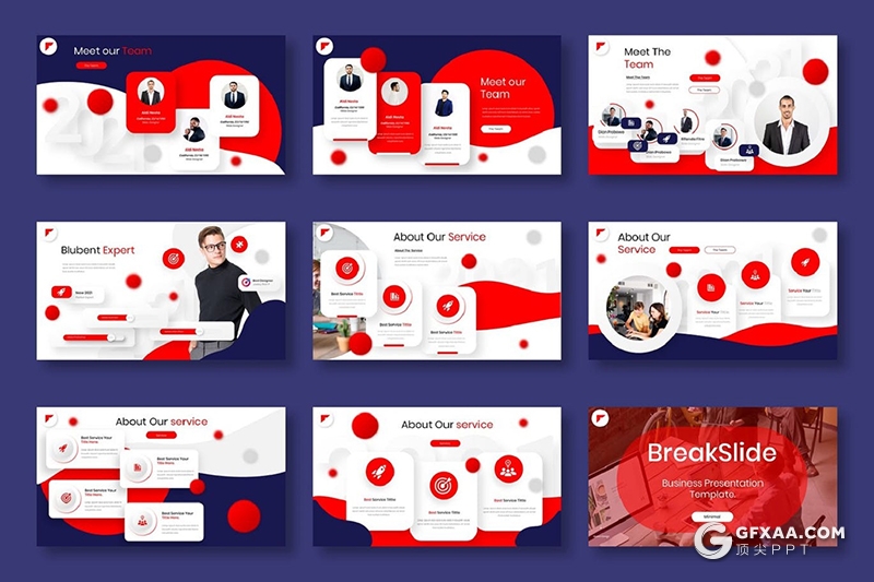 39页高端国外企业会议2021年终汇报PPT模板 - 顶尖PPT