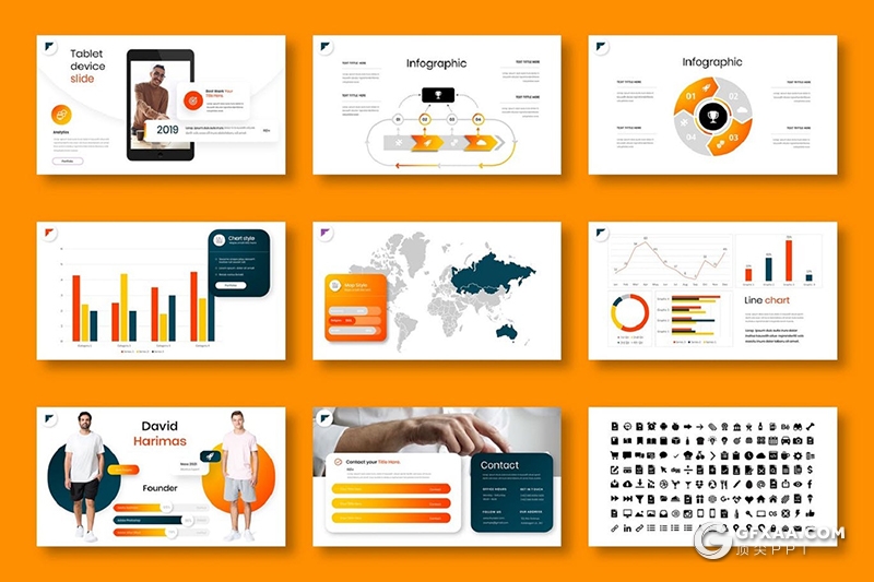 39页国外商务主题高端keynote模板 - 顶尖PPT