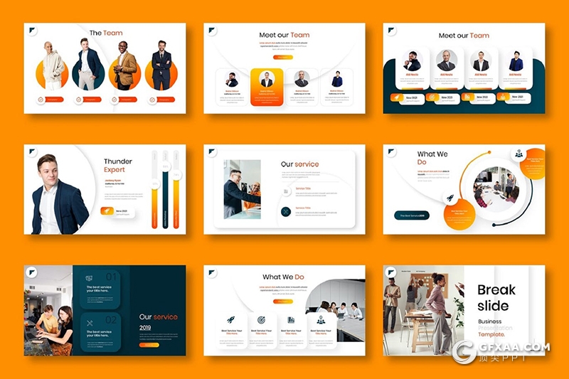 39页国外商务主题高端keynote模板 - 顶尖PPT