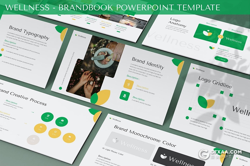 30页健康养生按摩美容主题PPT模板 - 顶尖PPT