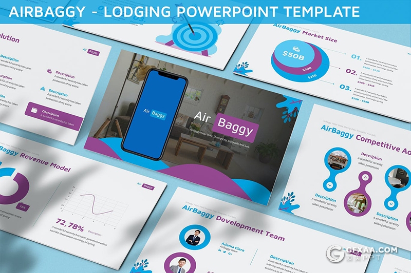 30页产品展示国外商务风格多用途PPT模板 - 顶尖PPT