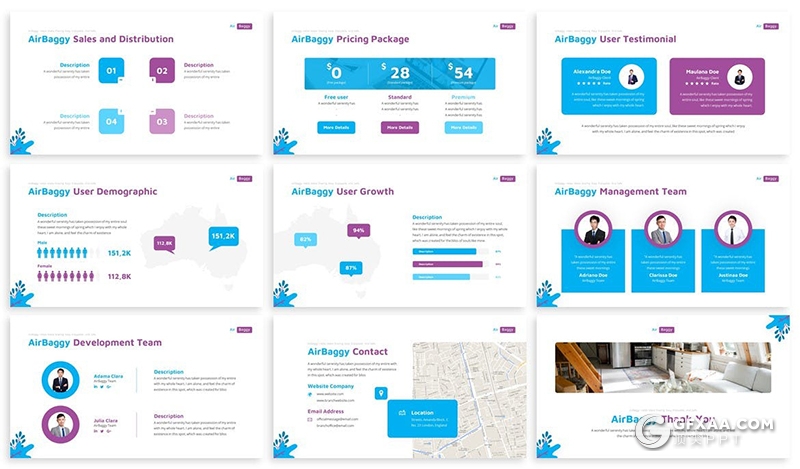 30页产品展示国外商务风格多用途PPT模板 - 顶尖PPT